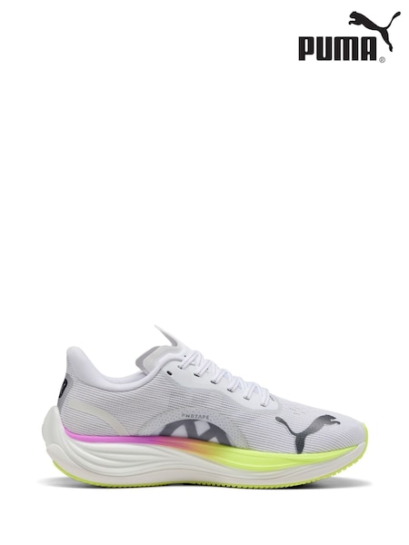 Puma White Mens VELOCITY NITRO™ 3 Running Shoes (W61682) | AED641