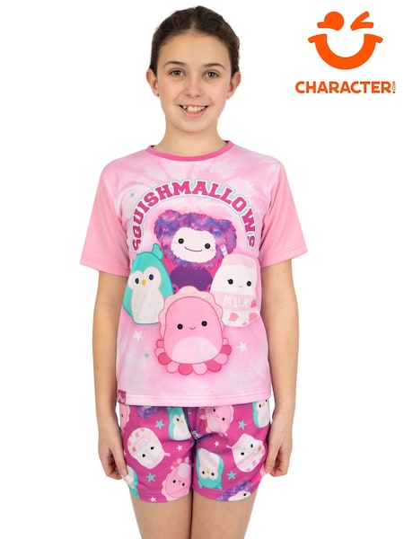 Character Pink Squishmallows Short Pyjamas (W61714) | AED115