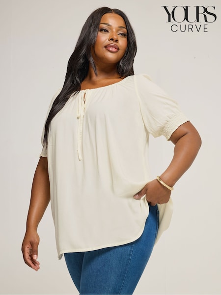 Yours Curve Yellow Boho Blouse (W61727) | R$ 285