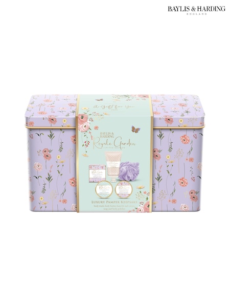 Baylis & Harding Royale Garden Luxury Pamper Keepsake Tin Gift Set (W61928) | €22