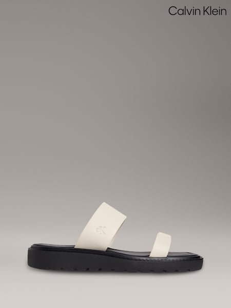 Calvin Klein Rope Soft Leather Sandals (W61995) | R$ 840
