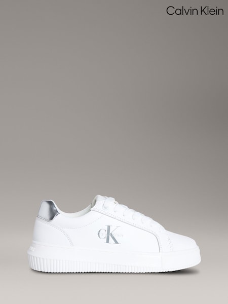 Calvin Klein Chunky Cupsole Leather Shoes (W62000) | R$ 1.185