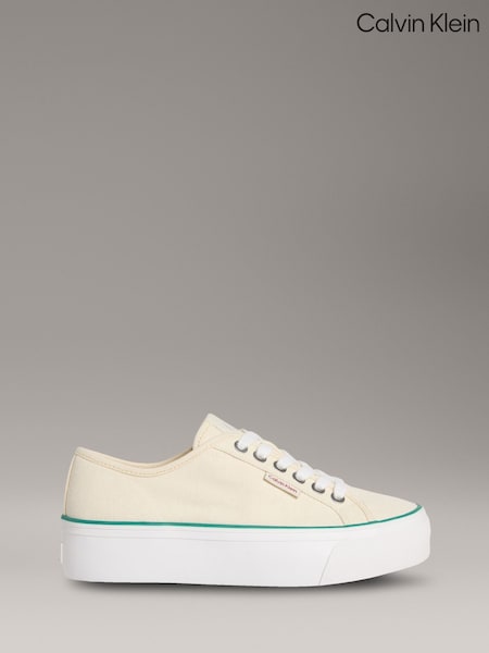 Calvin Klein Green Vulcanised Trainers (W62011) | R$ 690