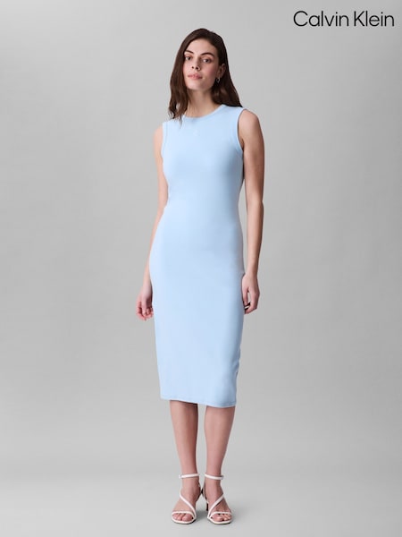 Blau - Calvin Klein Cotton Dress (W62013) | 109 €