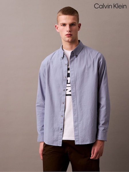 Calvin Klein Blue Classic Oxford Shirt (W62030) | €113