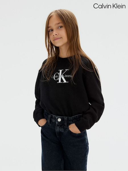 Calvin Klein Black Monologo Sweater (W62079) | €77