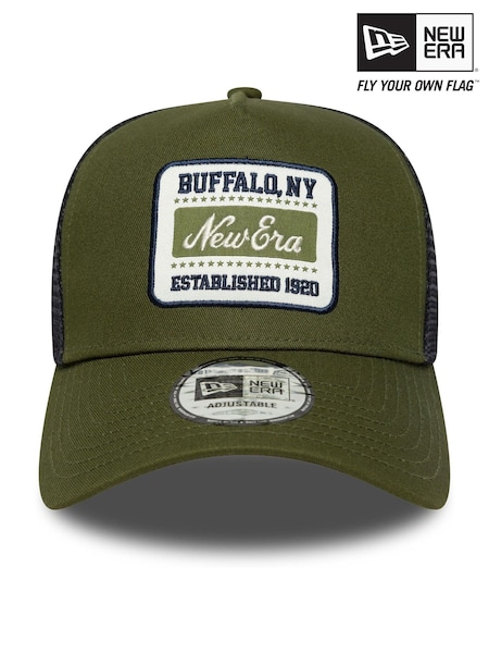 New Era Green Patch Trucker Rig Hat (W62250) | €42