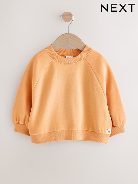 Orange Crew Neck Sweatshirt (3mths-7yrs) (W62291) | OMR5 - OMR6
