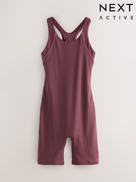 لون توتي Wine - Active Swim Unitard (W62573) | ‏165 ر.ق.