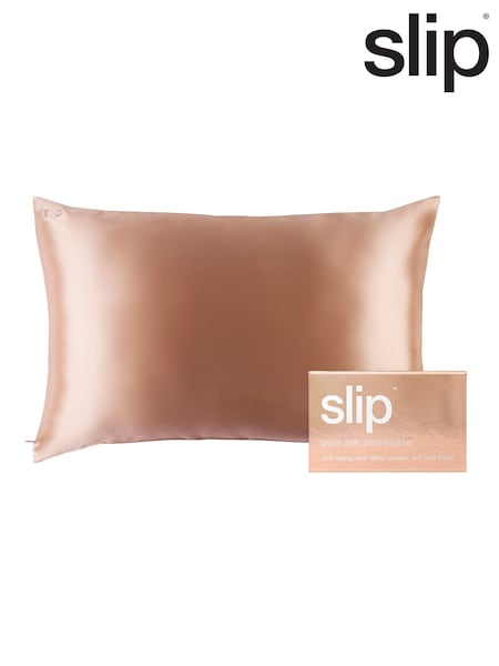 Slip Rose Gold 100% Pure Silk Standard Pillowcase (W62715) | €143