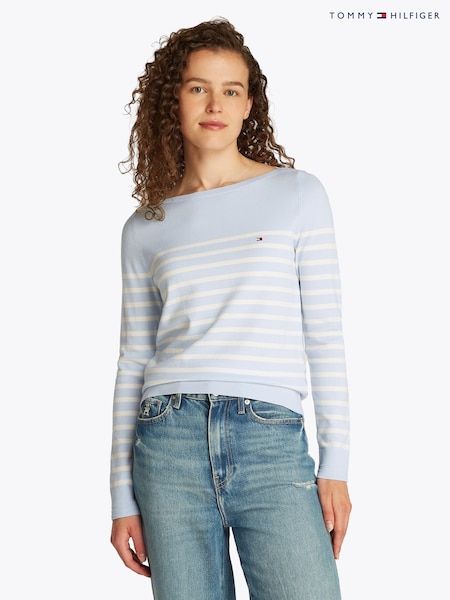 Tommy Hilfiger Fine Knit Jersey V-Neck Jumper (W62995) | R$ 890
