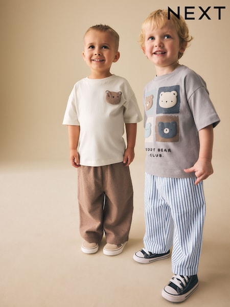 Blue Bear Short Sleeve T-Shirt and Lightweight Joggers 2 Pack Set (3mths-7yrs) (W63081) | 1,029 UAH - 1,194 UAH