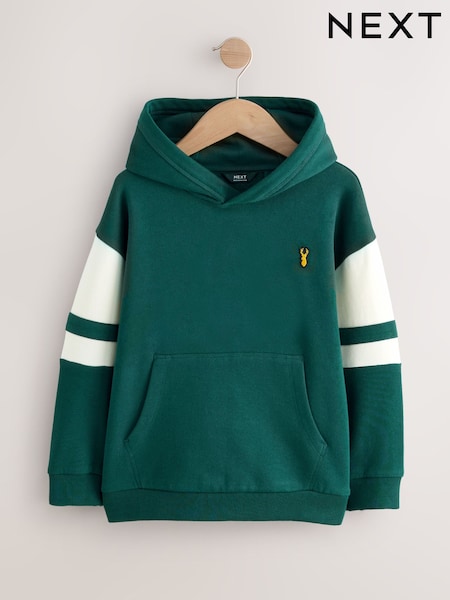 Green Colourblock Hoodie (3-16yrs) (W63085) | €26 - €33