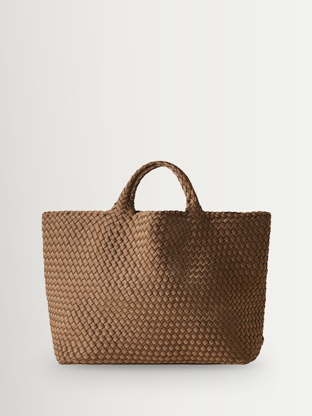 بني منك - NAGHEDI Large ST Barths Tote Bag (W63427) | ‏2,096 د.إ.‏