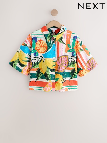 Multi Summer Broderie Shirt (W63461) | €41.50