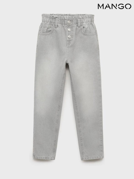 Mango Grey Paperbag Jeans (W63842) | €29