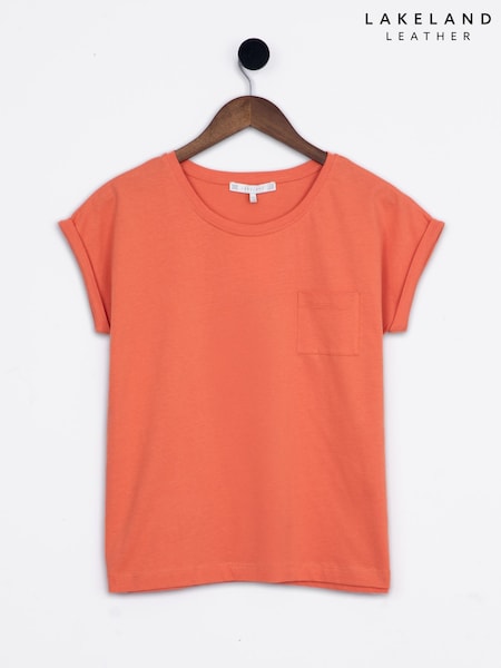 Lakeland Clothing Orange Prue Pocket T-Shirt (W63859) | €37