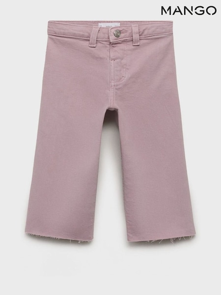 Mango Purple Long Denim Shorts (W63876) | €25