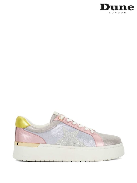 Dune London Emeelia Star Detail Lace Up Trainers (W63881) | € 130