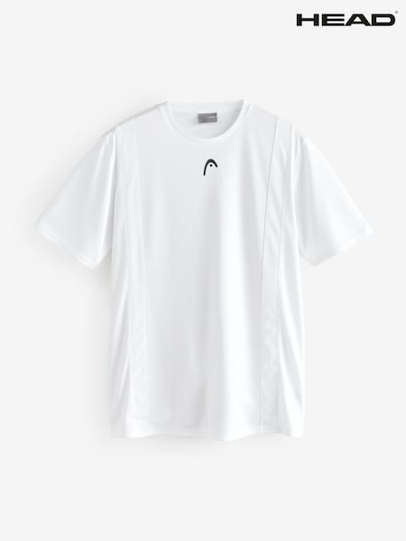 Head White Mens Club Tech T-Shirt (W64058) | AED210