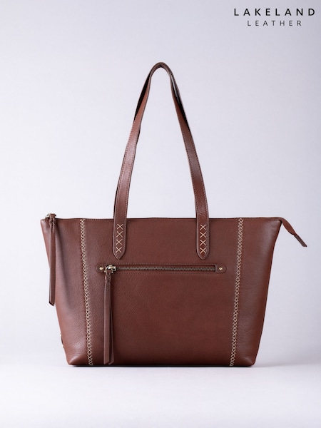 Natural - Lakeland Leather Castlerigg Tote Bag (W64075) | 120 €