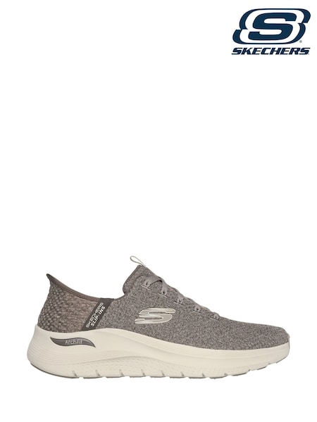 Skechers Brown Arch Fit 2.0 Look Ahead Shoes (W64109) | €147