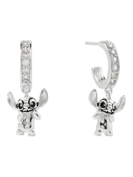 Peers Hardy Silver Tone 925 Stitch Hanging Stone Set Drop Earrings (W64158) | €63