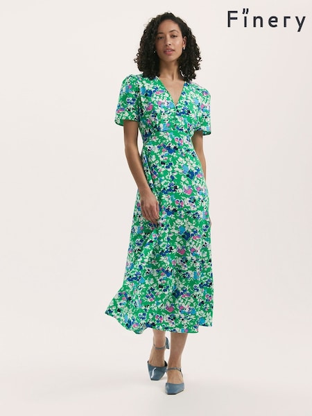 Finery Green Nieve Dress (W64162) | €59
