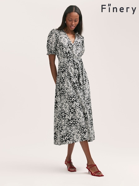 Finery Black Everleigh Dress (W64182) | €58