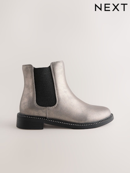 Pewter Silver Chelsea Party Boots (W64184) | AED173 - AED208