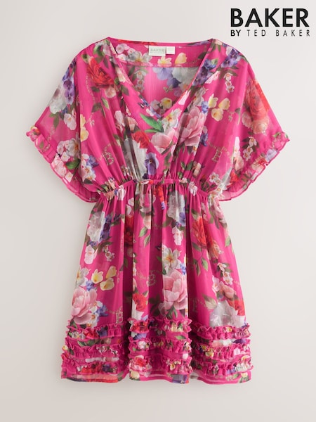 وردي - Baker by Ted Baker Floral Printed Kaftan (W64528) | ‏167 د.إ.‏ - ‏ 191‏ د.إ.
