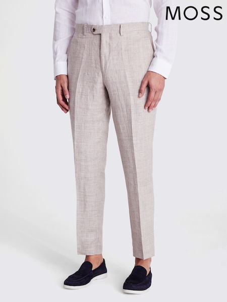 MOSS Natural Regular Fit Linen Trousers (W64647) | 7,210 UAH