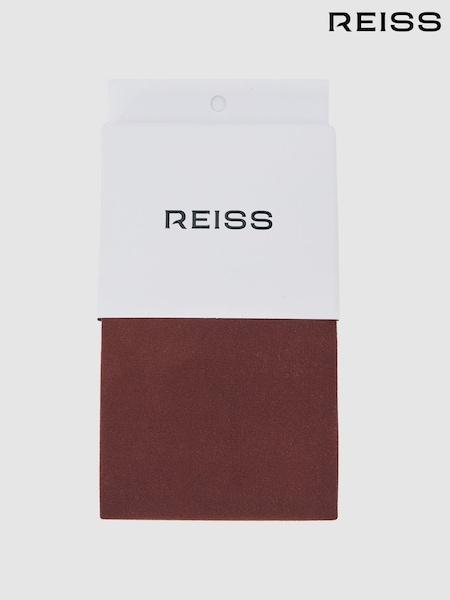 Reiss Burgundy Daniella Coloured Tights (W64745) | AED202
