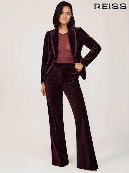 Reiss Burgundy Elia Petite Suit Trousers (W64873) | €235