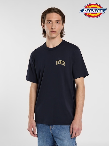 Dickies Blue Aitkin Chest T-Shirt (W64955) | AED146