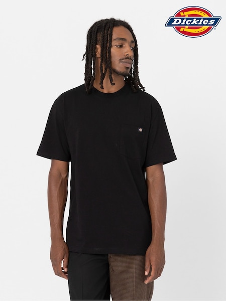 Dickies Black Luray Pocket T-Shirt (W64976) | AED146