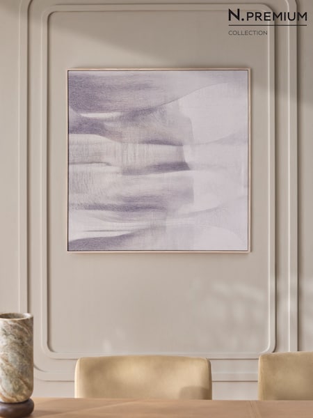 N. Premium Abstract 3d Etched Wooden Frame Wall Art