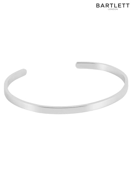 Bartlett Mens Silver Tone Fine Bangle (W65057) | €36