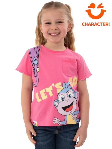 Character Pink Girls Dora The Explorer T-Shirt (W65154) | €16.50