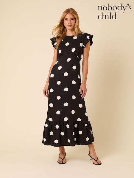 Nobodys Child Clara Polka Dot Midi dress (W65229) | R$ 680