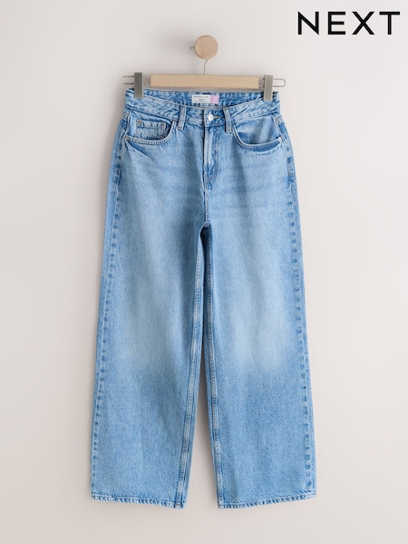 Mid Blue Denim Hourglass Wide Leg Jeans (W65304) | €37