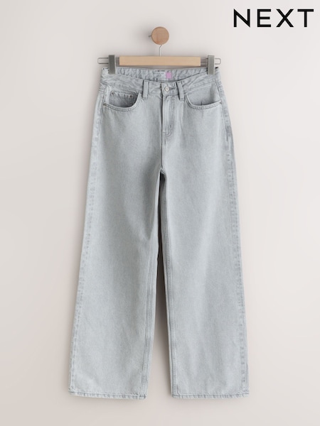 Grey Hourglass Wide Leg Jeans (W65309) | €37