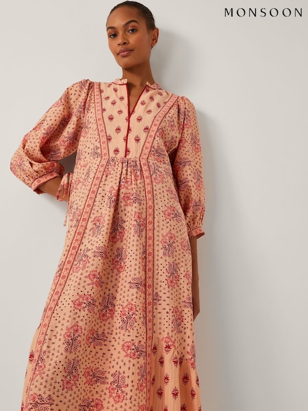 Monsoon Sibyl Contrast Print Midi Dress (W65327) | 133 €