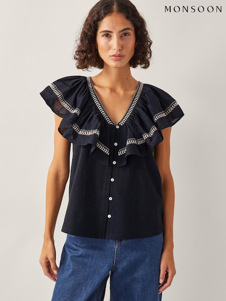 Monsoon Fenn Statement Ruffle Top (W65333) | 55 €