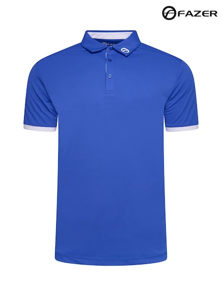 Fazer Blue Mens Leigh Contrast Golf Polo Shirt (W65449) | €37