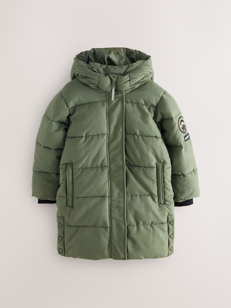 Superdry Green Longline Puffer Coat (W65574) | 337 QAR - 346 QAR