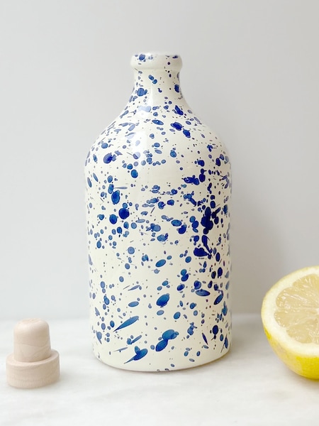 Hot Pottery Blueberry Splatter Oil & Vinegar Bottle (W65647) | €61