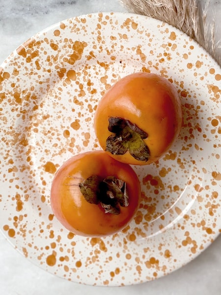 Hot Pottery Set of 4 Burnt Orange Splatter Dinner Plates (W65674) | SGD 194