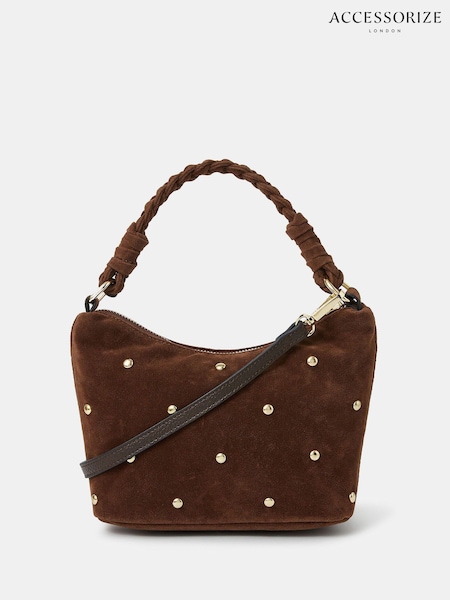 Accessorize Suedette Stud Handbag (W65693) | R$ 315