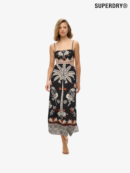 Superdry Statement Cut Out Maxi Dress (W65722) | 113 €